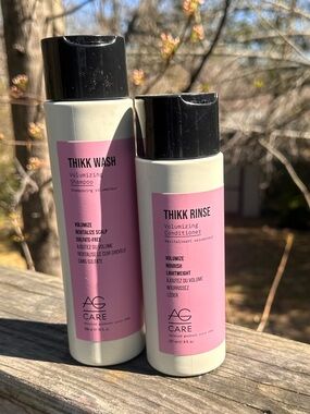 AG Care THIKK Wash & Rinse Volumizing Shampoo and Conditioner Combo, NWT